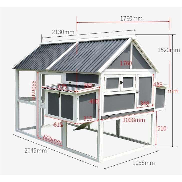 【限定品】 ペットハウス 犬舎 犬小屋 キャットハウス ハウス 屋外 野外 庭用 通気性 耐磨耗 おしゃれ 雨よけ 暑さ対策 防寒 組立 【IQY1264036360】(45234円)