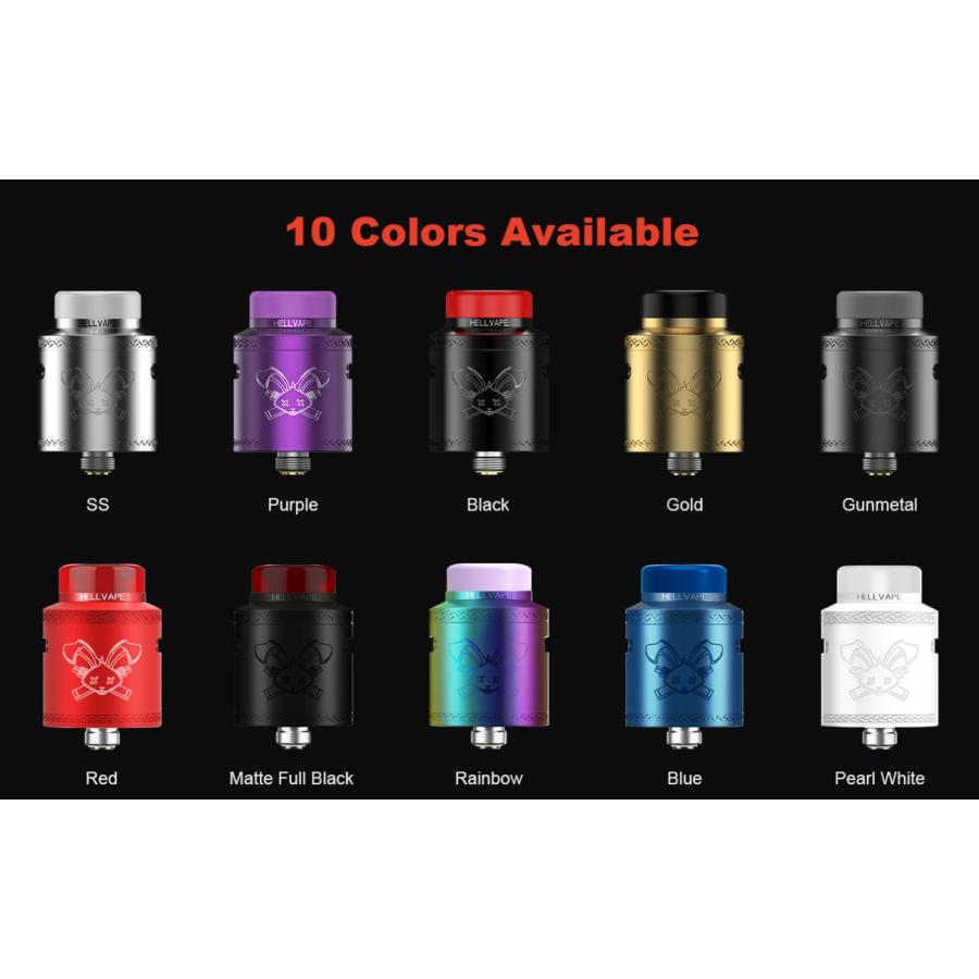 HellVape Dead Rabbit V2 RDA 24mm スコンカー対応 ヘルベイプ