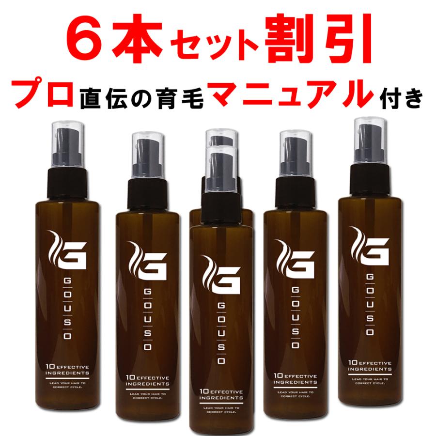 La-idea 【6本おまとめ割引】 育毛剤 豪爽 薬用育毛剤 育毛トニック 発  