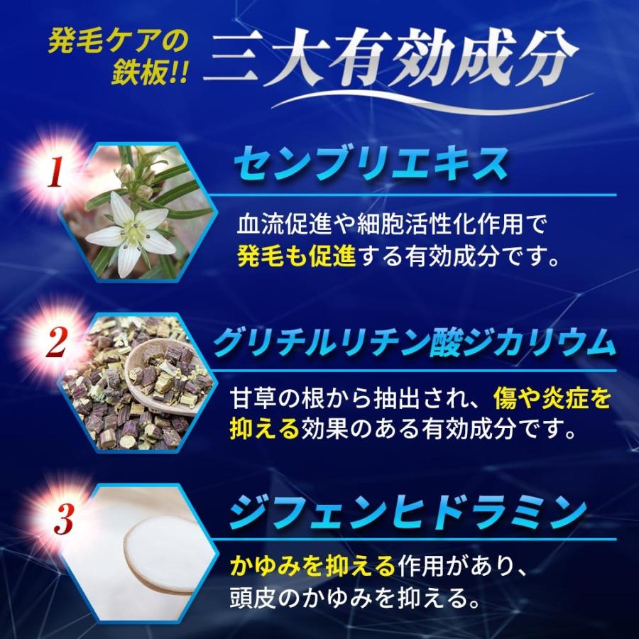 【6本おまとめ割引】 育毛剤 豪爽 薬用育毛剤 育毛トニック 発毛剤 スカルプ 育毛 薄毛 男性用 ヘアケアソムリエ美容師 育毛マッサージ マニュアル付 医薬部外品_13