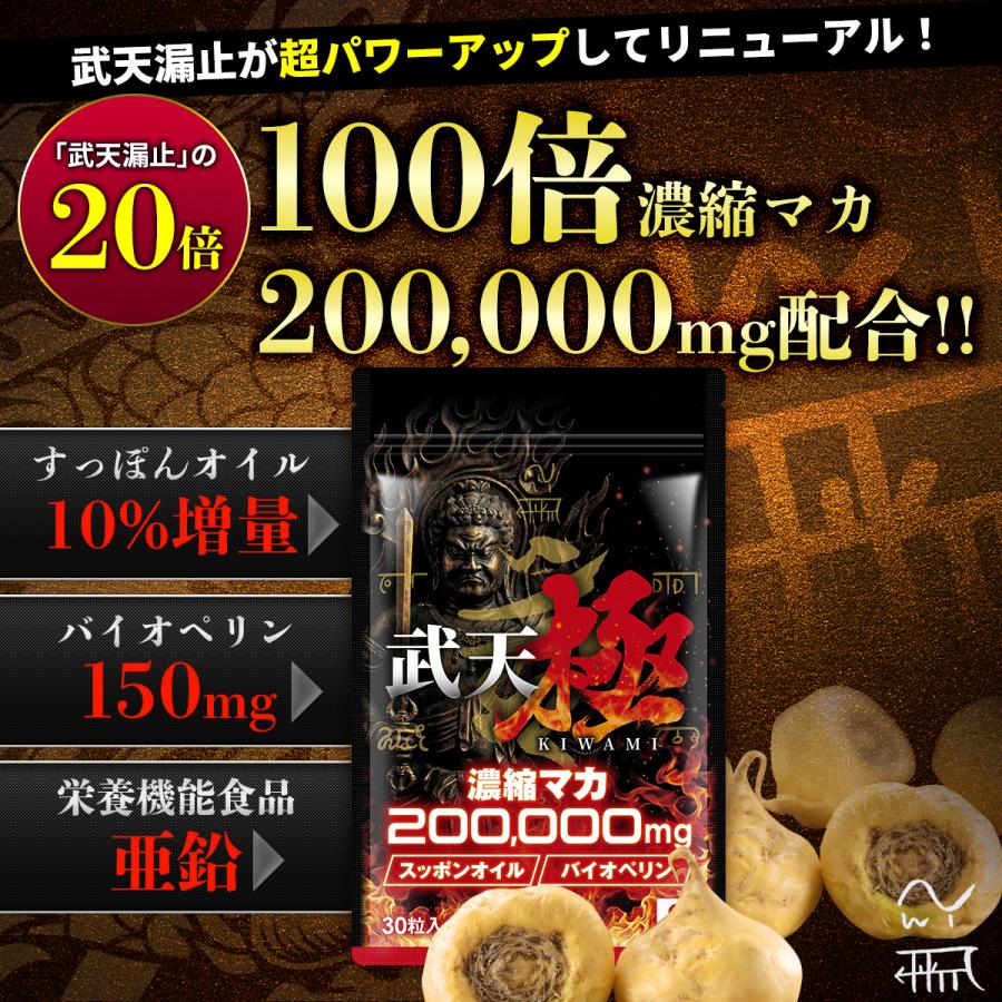 La-idea 【4個おまとめ割引】 武天 極 お得セット 100倍濃縮マカ