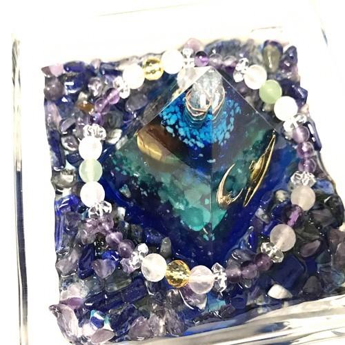 特別価格★特別呪物自己浄化幸せを呼ぶ蓮の小物入れオルゴナイト 特別価格☆特別呪物自己浄化幸せを呼ぶ蓮の小物入れオルゴナイト