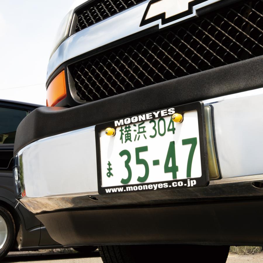 ※追加！ムーンアイズ　ナンバーフレーム　6ヶ月使用　ナンバーボルト　セット MOONEYES ムーンアイズ MOON Equipped ナンバープレート ボルト