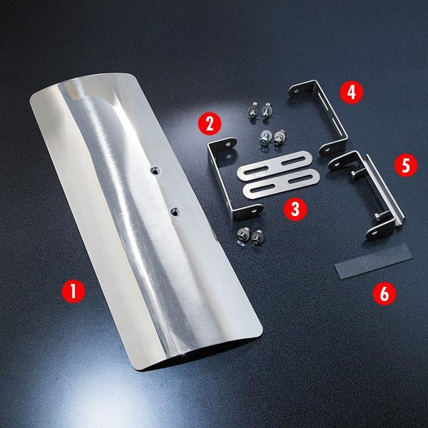 MOONEYES ムーンアイズ MOON サイド デフレクター キット : MOONEYES