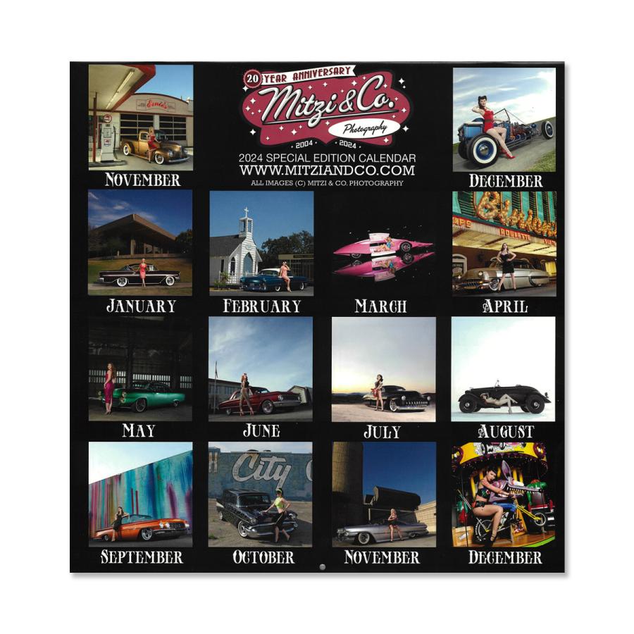 2024 ピンナップ ガール カレンダー : MOONEYES - 通販 - Yahoo