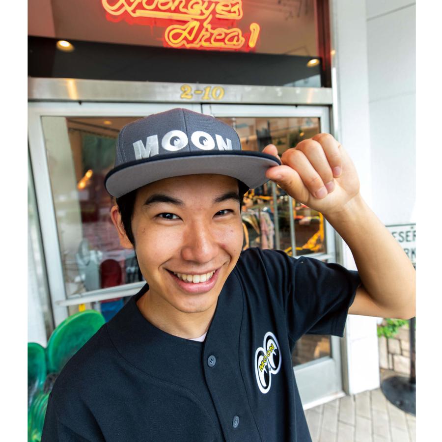 MOONEYES ムーンアイズ ウール フラット バイザー キャップ : MOONEYES