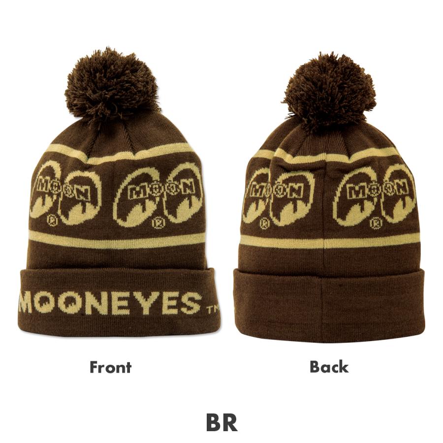 MOONEYES 30%OFF ムーンアイズ MOON ボンボン ニット キャップ