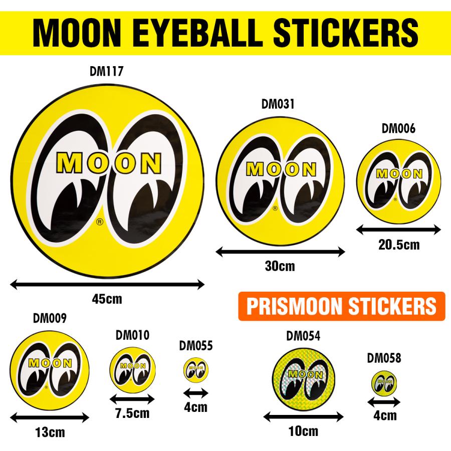 MOONEYES ムーンアイズ EYEBALL ステッカー 20.5cm : MOONEYES - 通販