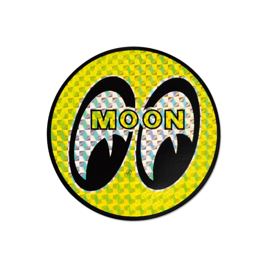 MOONEYES ムーンアイズ プリズムーン ステッカー 10cm : MOONEYES