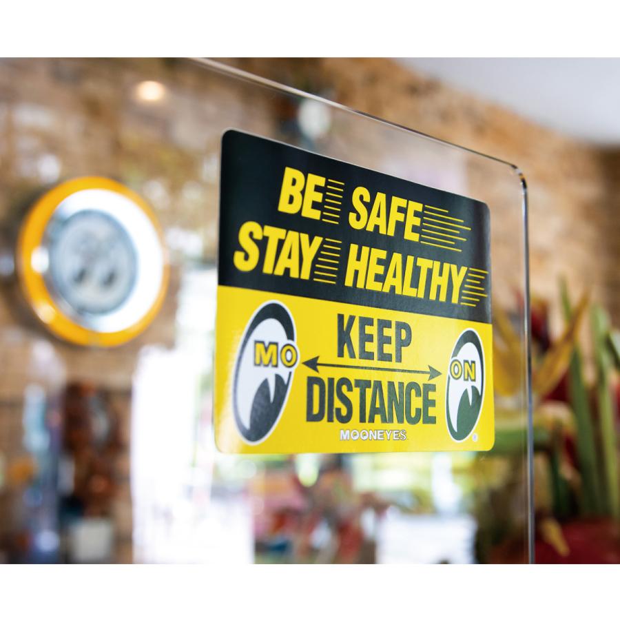 ムーンアイズ MOON メッセージ ステッカー Keep Distance (ソーシャルディスタンス) :DM235KD:MOONEYES 通販 メッセージステッカー take it easy