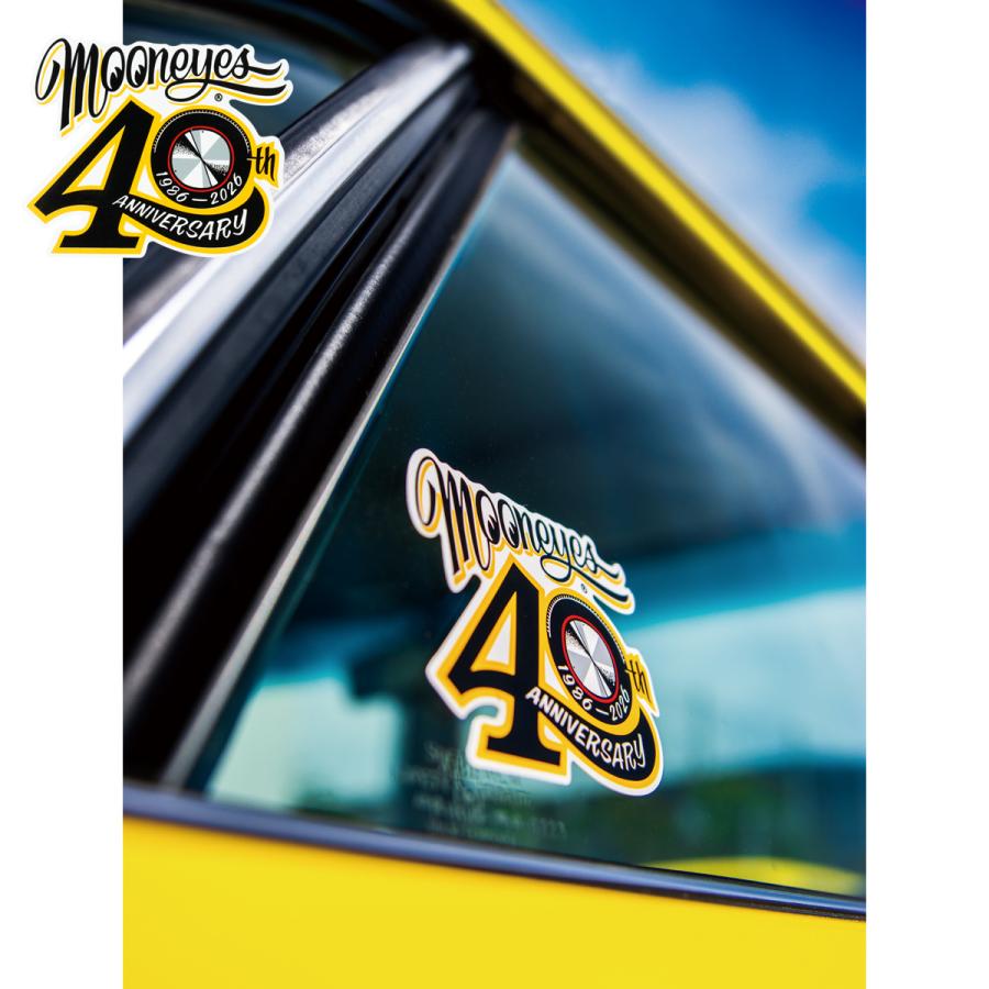 MOONEYES ムーンアイズ MOONEYES 40th Anniv Disc ステッカー