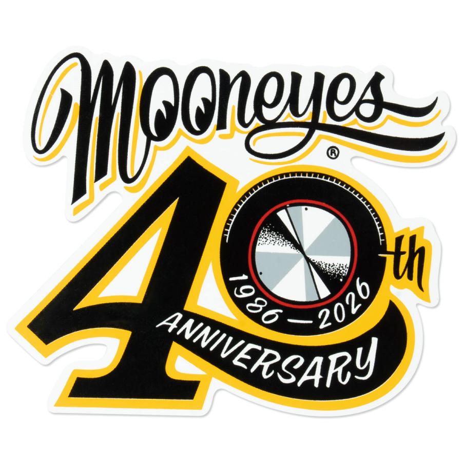 MOONEYES ムーンアイズ MOONEYES 40th Anniv Disc ステッカー