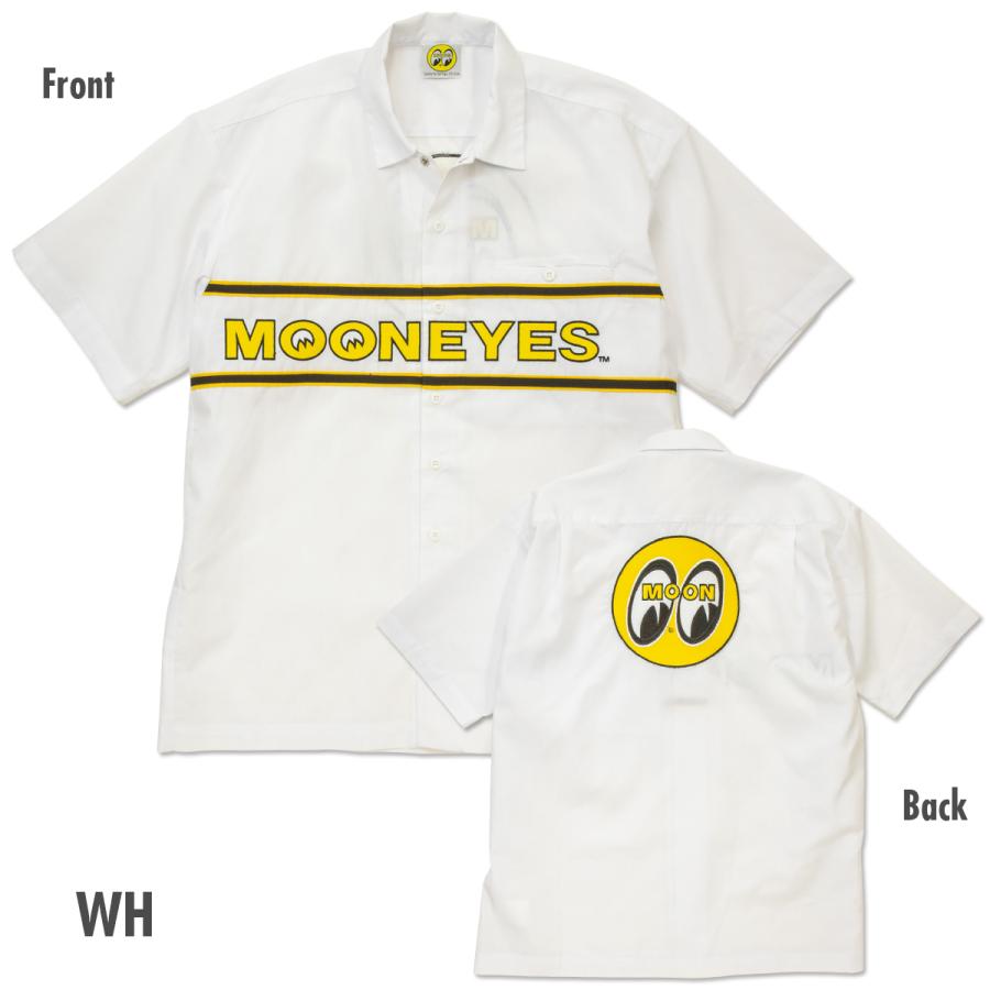 MOONEYES ムーンアイズ MOON ライン パネル ワーク シャツ : MOONEYES