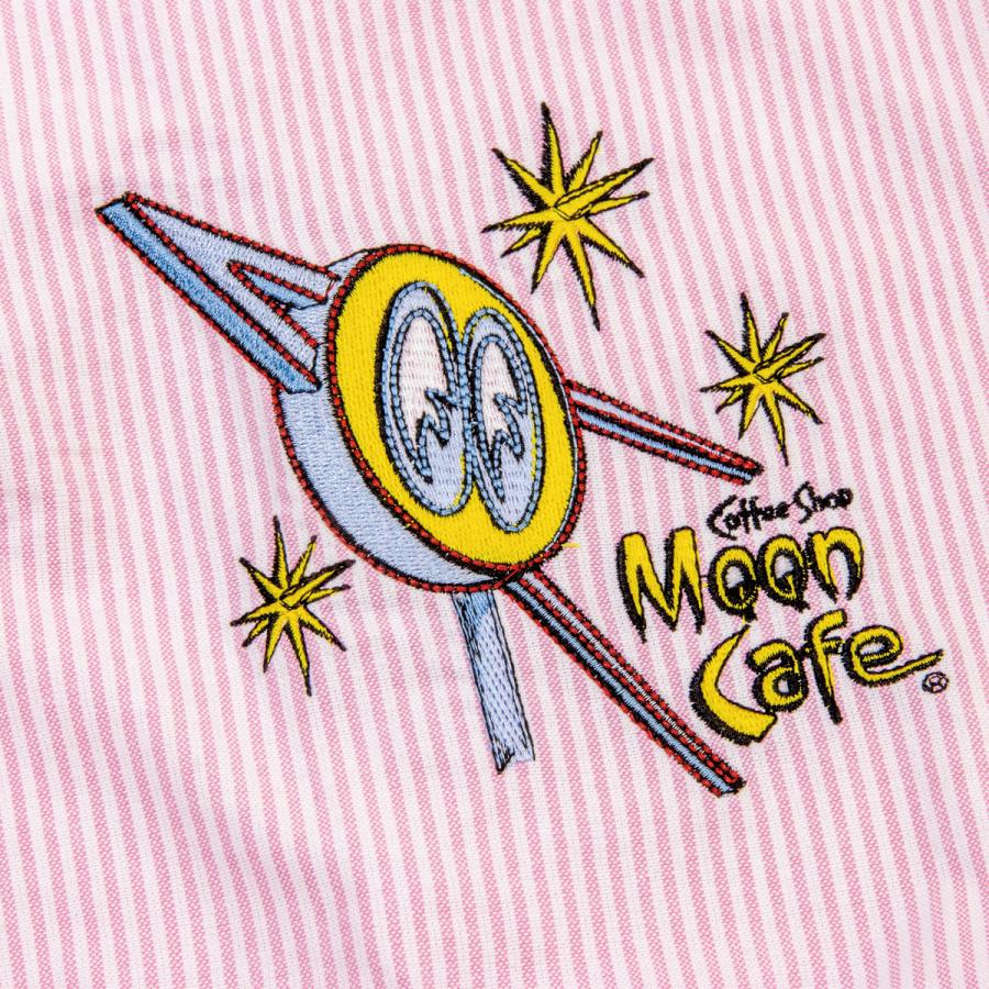 ムーンアイズ キッズ MOON Cafe シグネチャー エンブレム ボタンダウン シャツの画像