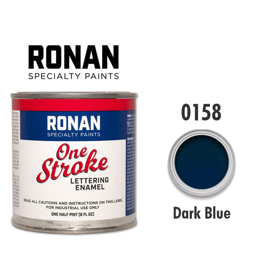 ダーク ブルー 0158 - ロナン ワンストローク ペイント (Ronan One Stroke Paint)  237ml ムーンアイズ (MOONEYES)｜mooneyes