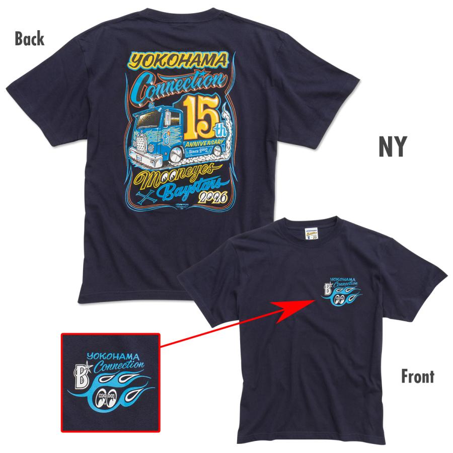 MOONEYES ムーンアイズ 横浜DeNAベイスターズ x MOONEYES 2026 Tシャツ