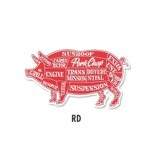 ポークチョップ PORKCHOP PORK ステッカー : MOONEYES - 通販 - Yahoo