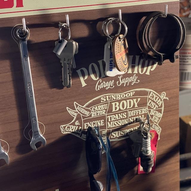 ✨完売品✨ PORKCHOP GARAGE SUPPLY P-Key hook PORKCHOP GARAGE SUPPLY,ポークチョップ ガレージサプライ,