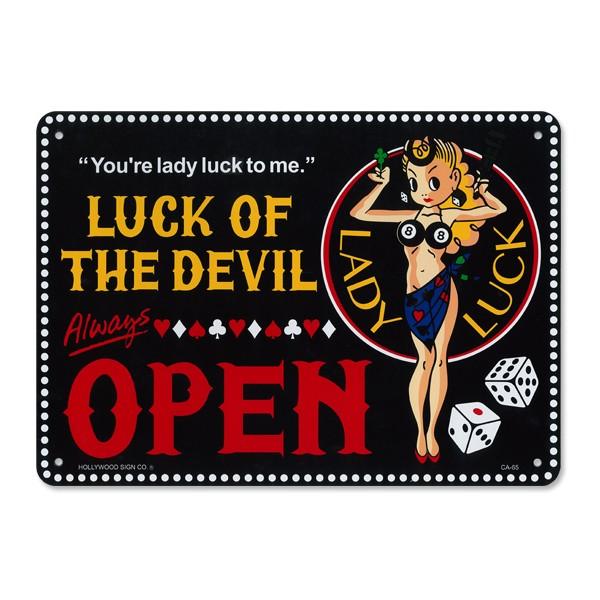 J　LADY LUCK　電飾看板 レディラック LADYLUCK ライト サインボード 電飾看板 LED 内蔵