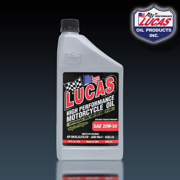 LUCAS Motorcycle Oil SAE 20W-50 (1qt) | ブランド登録なし