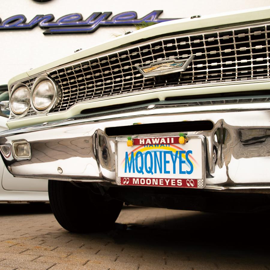MOONEYES ムーンアイズ ナンバーフレーム MOONEYES Hawaii ライセンス 