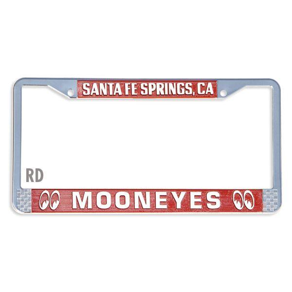 MOONEYES ムーンアイズ ナンバーフレーム MOONEYES SANTA FE SPRINGS