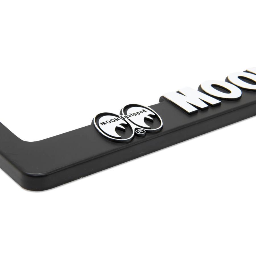 MOONEYES ムーンアイズ ナンバーフレーム レイズド MOON Equipped ロゴ