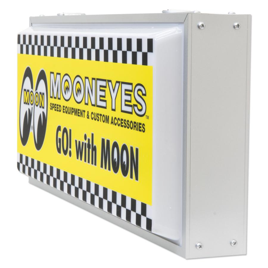MOONEYES ムーンアイズ MOON チェッカー LED サイン ライト : MOONEYES