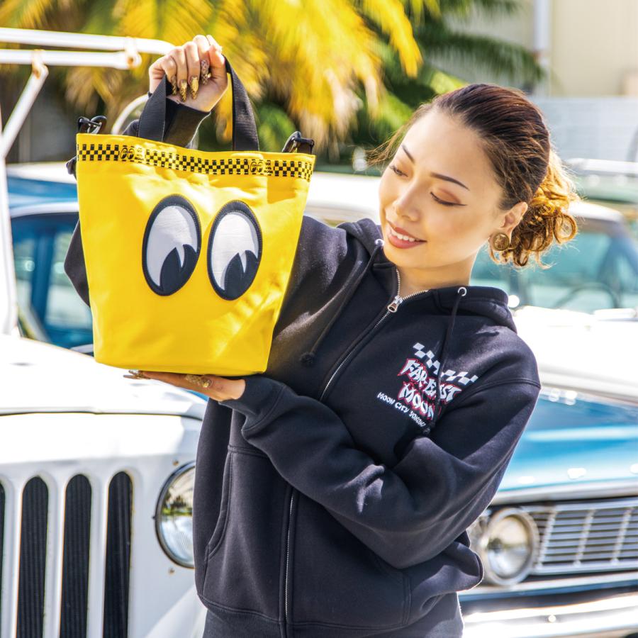 MOONEYES ムーンアイズ MOON アイシェイプ バケット バッグ : MOONEYES