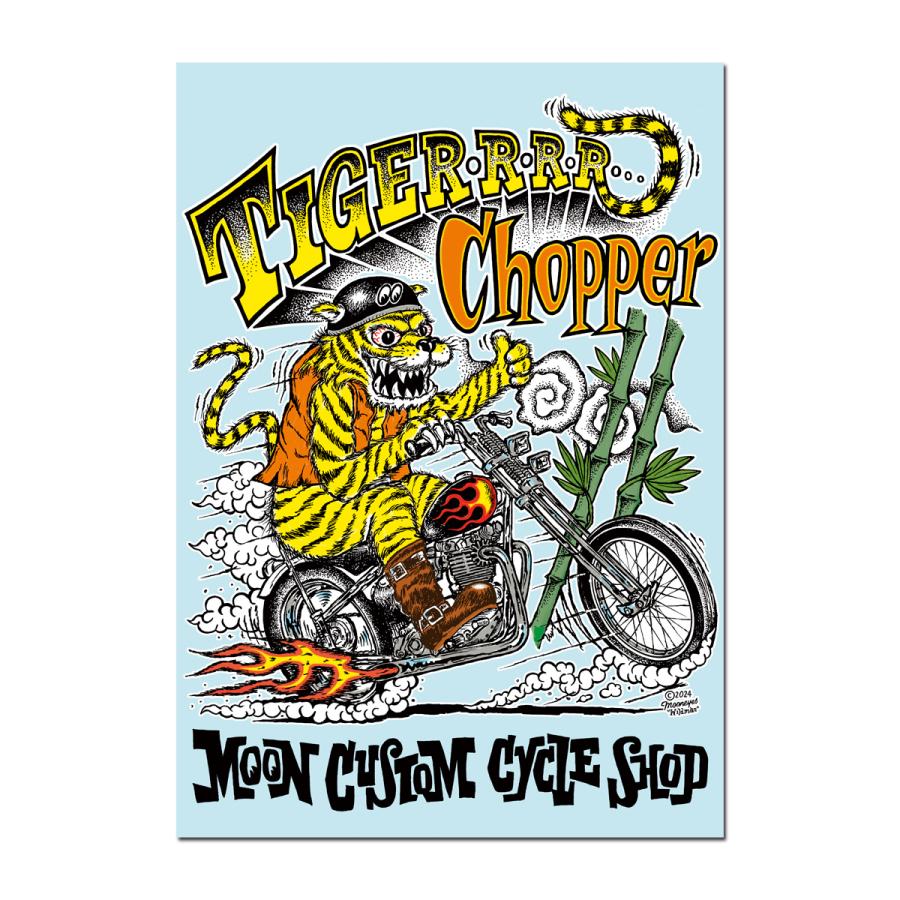 ムーンアイズ MCCS Tiger Chopper ステッカー | MOONEYES | 01