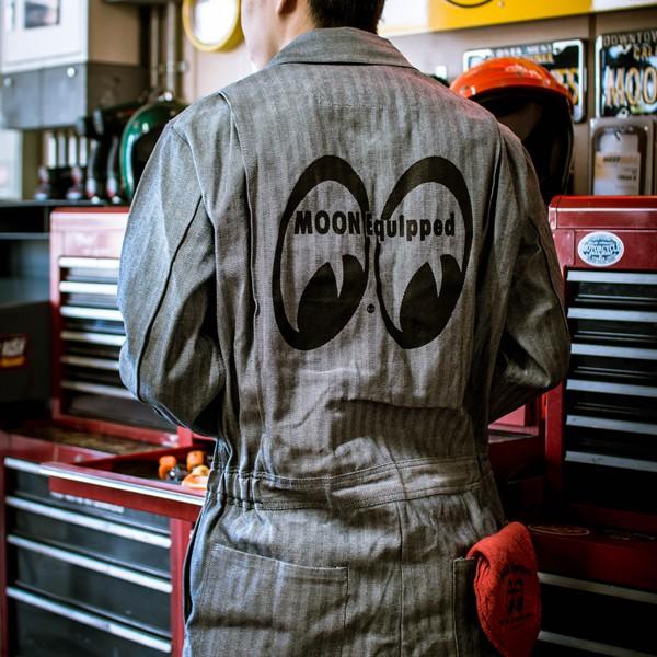 ムーンアイズ MOON Equipped (ムーン イクイップド)   カバーオール (つなぎ) FS (長袖) | MOONEYES