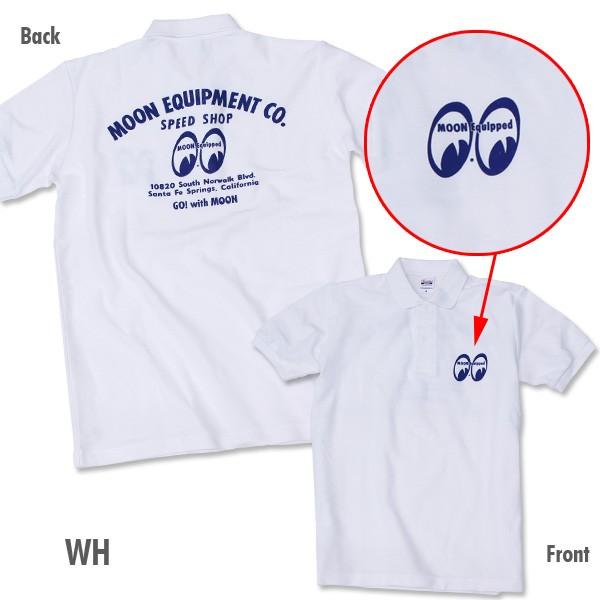 ムーンアイズ MOON Equipped Speed Shop ポロシャツ | MOONEYES | 02
