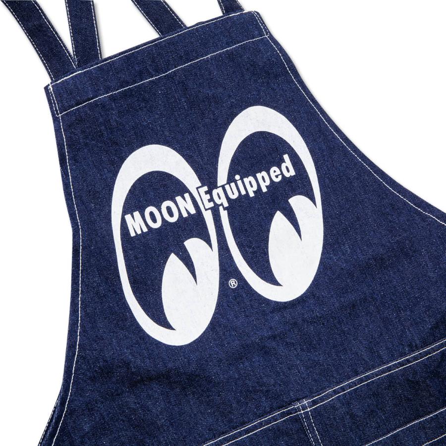 MOON Equipped キャンバス エプロン デニム MOONEYES ムーンアイズ MOON Equipped キャンバス エプロン デニム