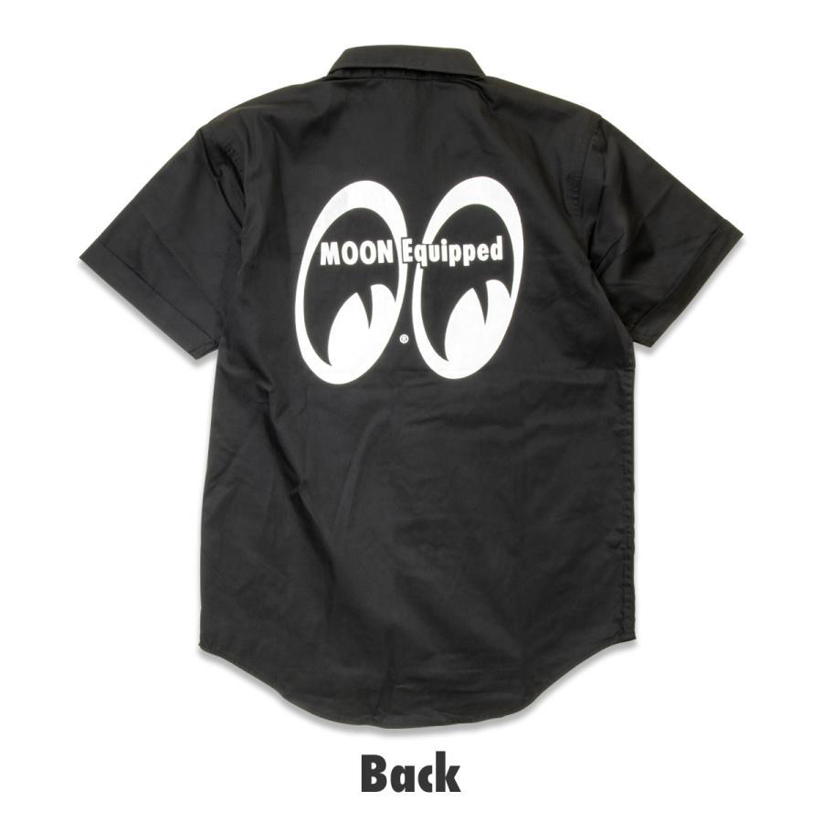ムーンアイズ MOON Equipped Eyeshape ショートスリーブ ワークシャツ | MOONEYES | 01