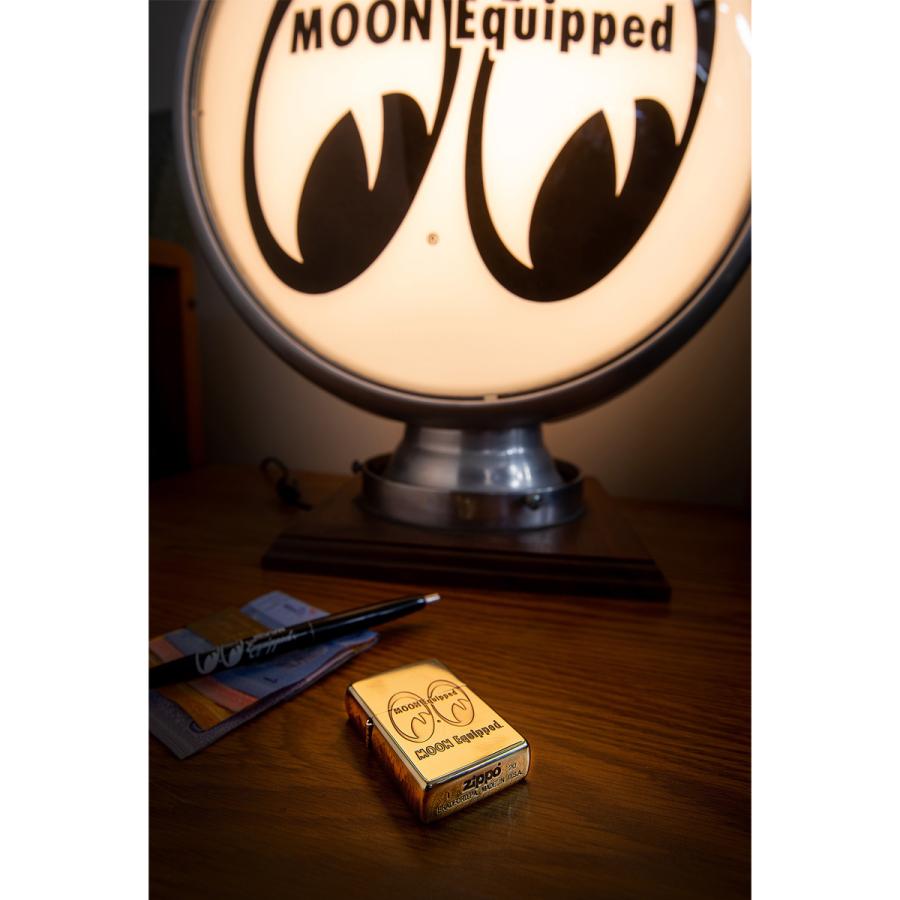 ムーンアイズ MOON Equipped Zippo (ジッポー) ライター ブラス | MOONEYES