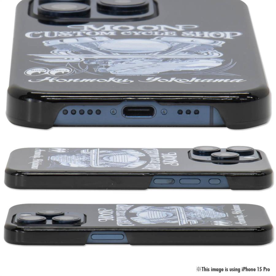 MOONEYES ムーンアイズ MOON Custom Cycle Shop パンヘッド iPhone 15