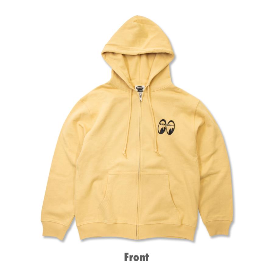 MOONEYES ムーンアイズ MOON Equipped ライト ジップ フーディー