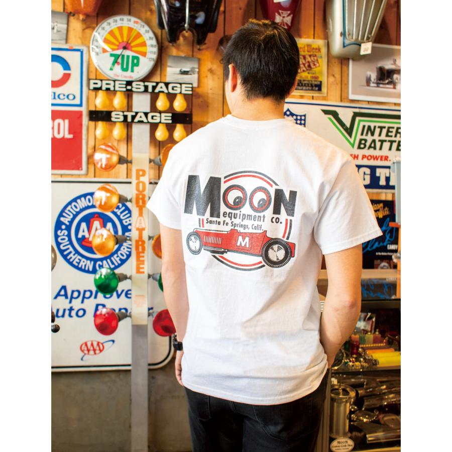 ムーンアイズ MOON Equipment Red Roadster Tシャツ｜mooneyes