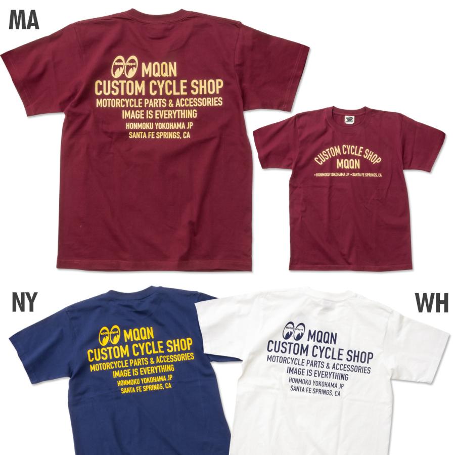 ムーンアイズ MOON Custom Cycle Shop Tシャツ｜mooneyes｜03
