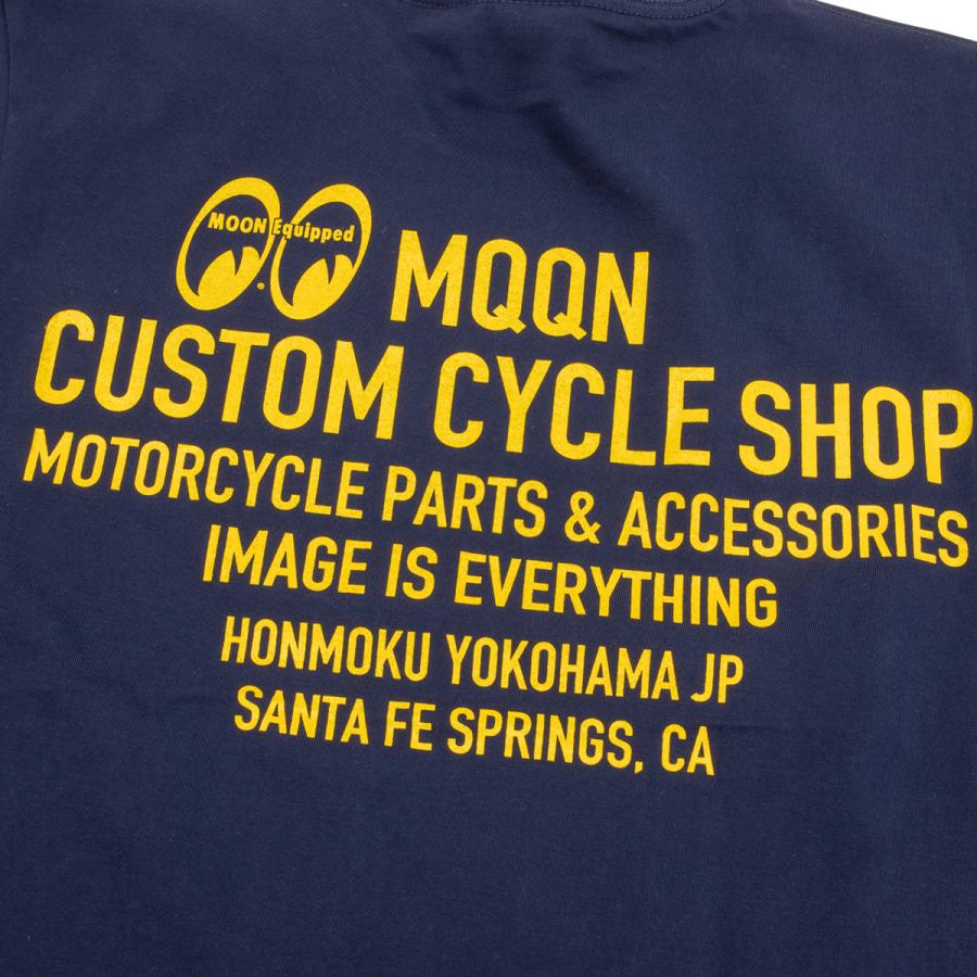 ムーンアイズ MOON Custom Cycle Shop Tシャツ｜mooneyes｜08