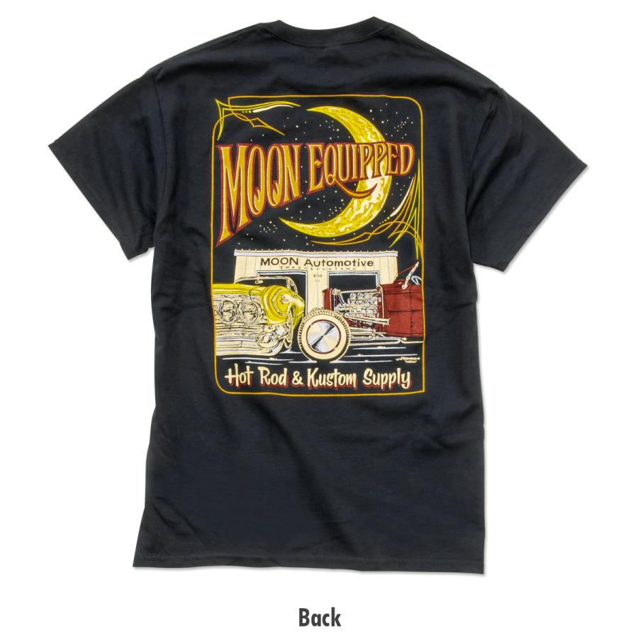 MOONEYES ムーンアイズ MOON Automotive ガレージ Tシャツ : MOONEYES