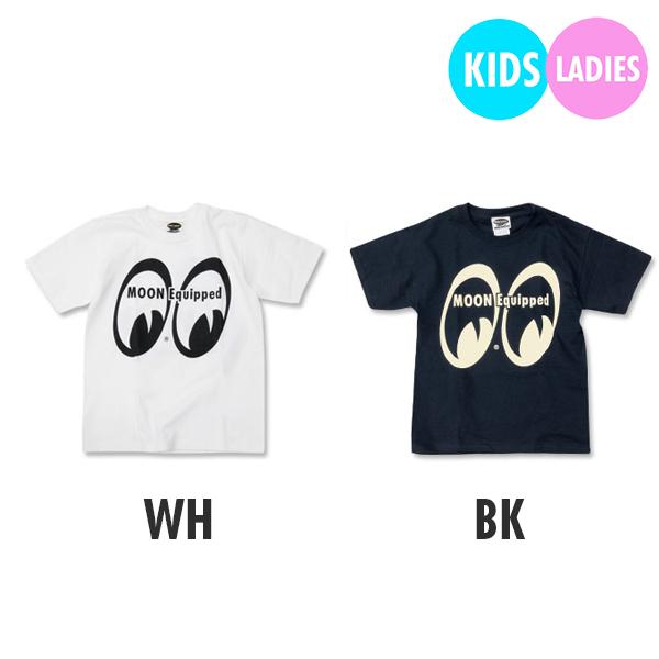 MOONEYES ムーンアイズ MOON Equipped Tシャツ for ガール & キッズ