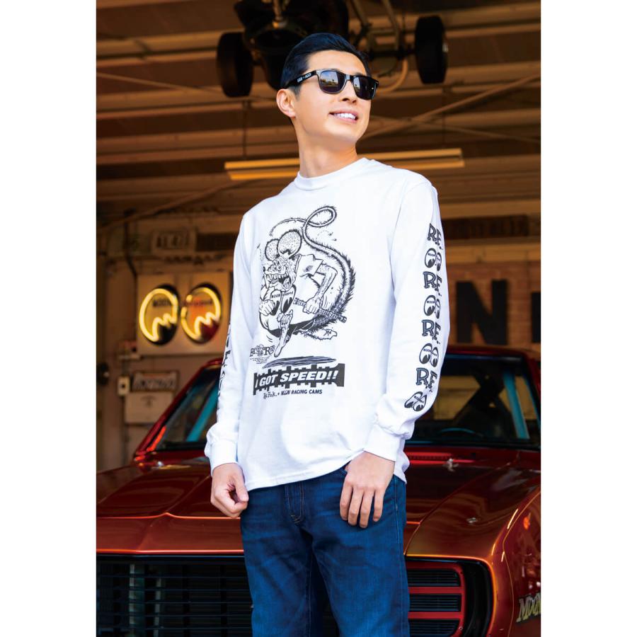 MOONEYES XXLサイズ Rat Fink x MOON Equipped (ラット フィンク x