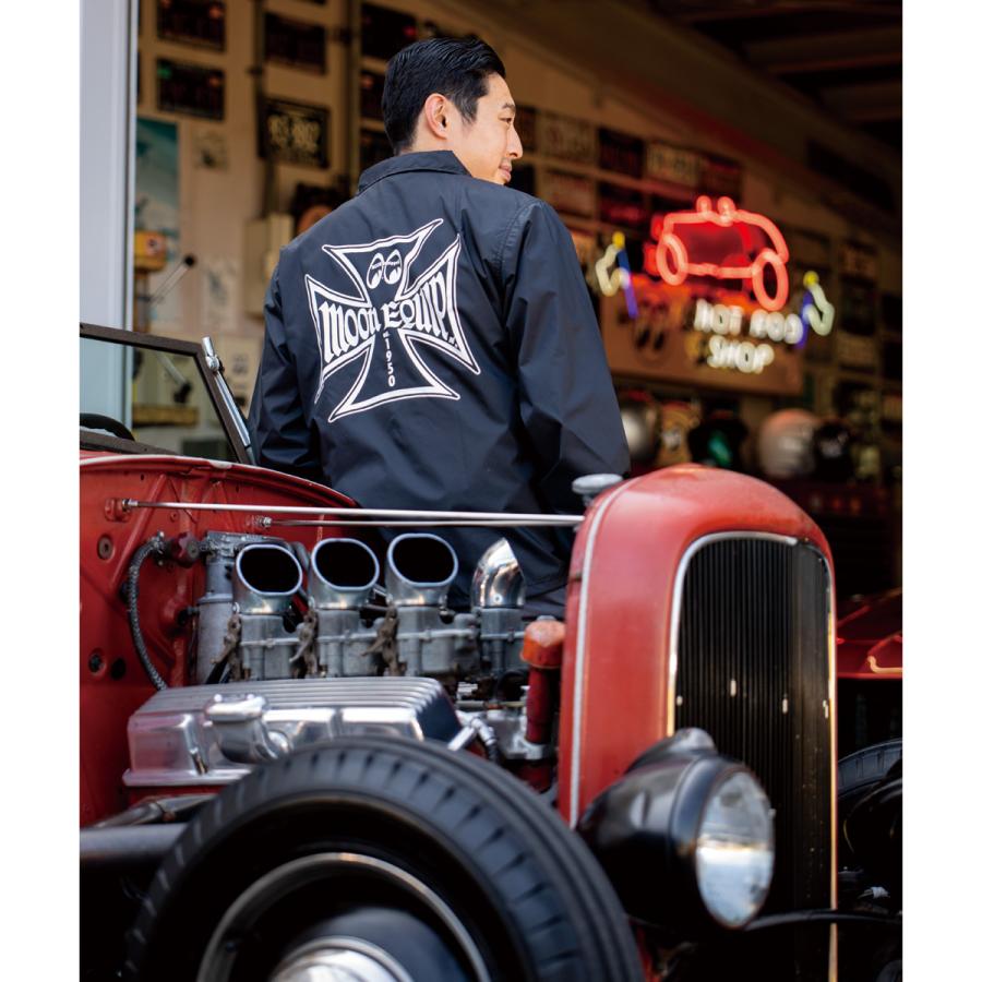 MOONEYES ムーンアイズ MOON Equipped Iron Cross コーチジャケット