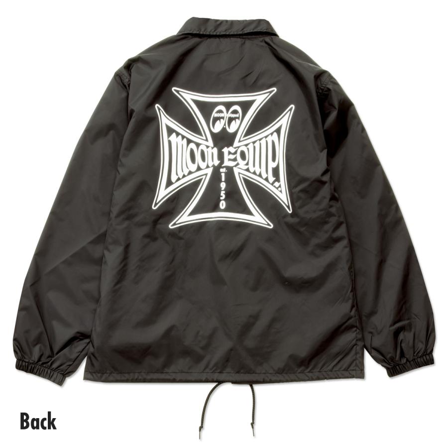 MOONEYES ムーンアイズ MOON Equipped Iron Cross コーチジャケット