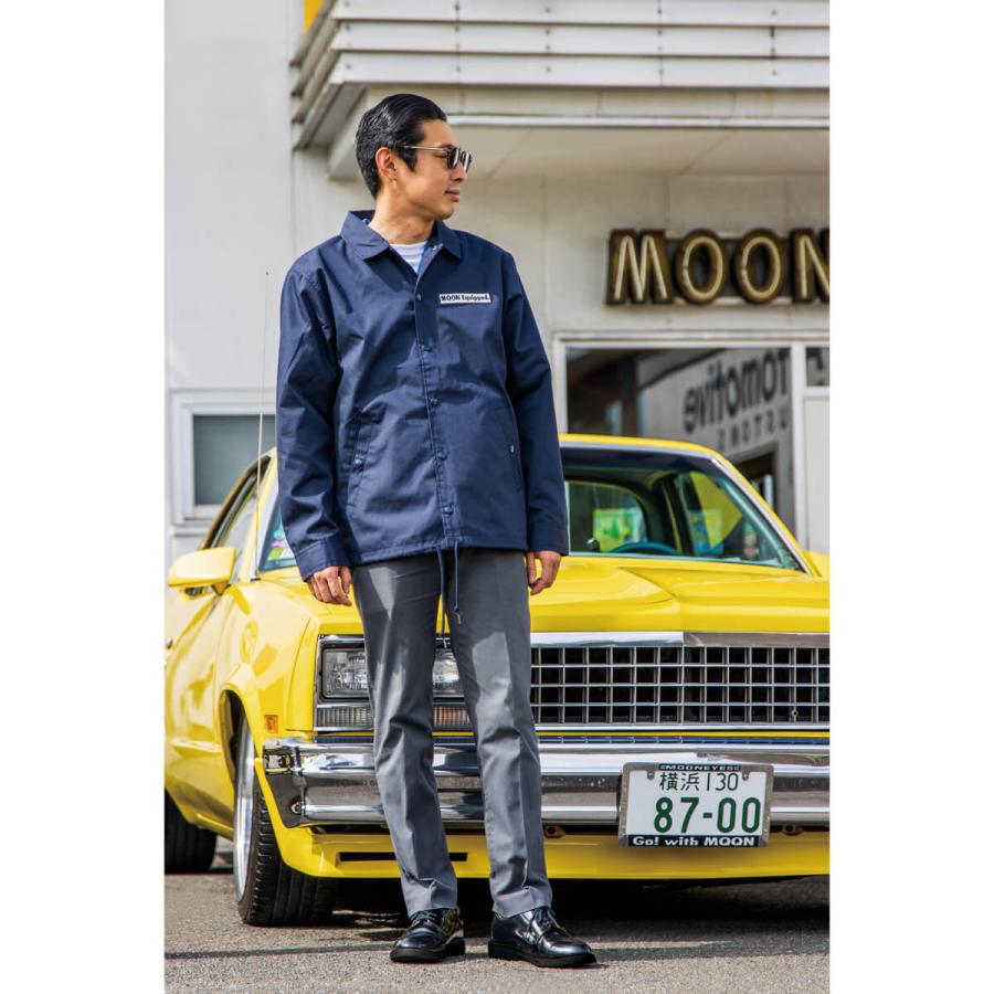 【美品】 MOONEYES コーチジャケット　ムーンアイズ　Ｌ ムーンアイズ コーチジャケット 新商品のご案内 MOONEYES | L.C