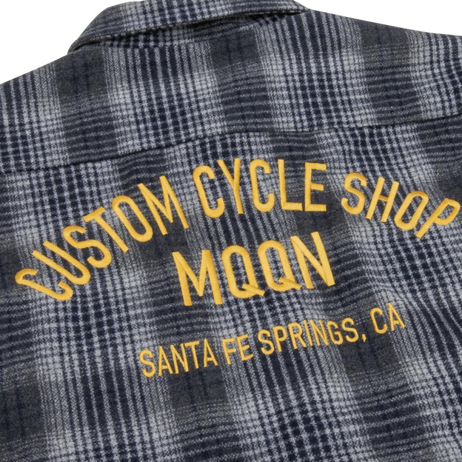 30%OFF ムーンアイズ MOON Custom Cycle Shop ウール チェック シャツ | MOONEYES | 06