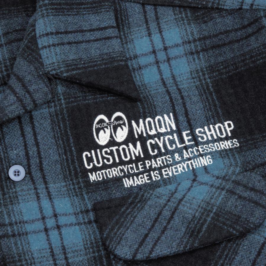 30%OFF ムーンアイズ MOON Custom Cycle Shop ウール チェック シャツ | MOONEYES | 07