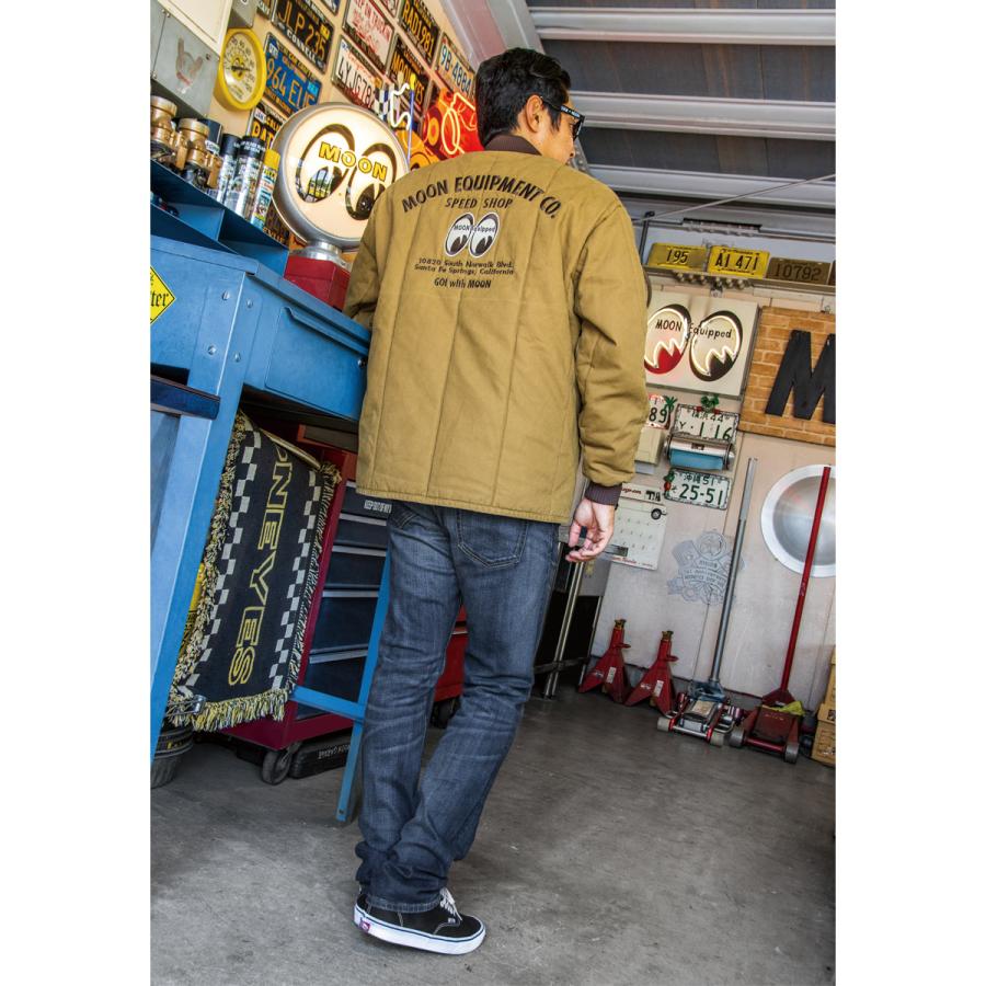 mooneyes ジャケット　XL MOONEYES ムーンアイズ MOON Equipment Co. Speed Shop ダック