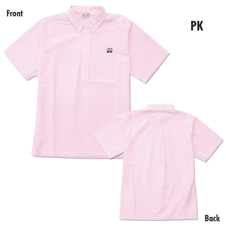 ムーンアイズ ムーン クラシック (MOON Classic)  ストライプ プルオーバー ショート スリーブ シャツ | MOONEYES | 06